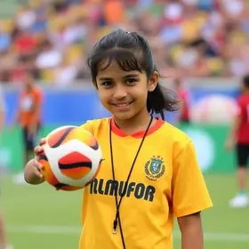 voluntária na Copa do Mundo