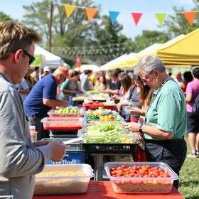 Praça de Alimentação da 27ª Festa da Negadinha