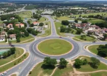 rotatórias de Santa Bárbara e Piracicaba