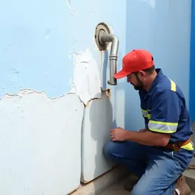vazamento de água